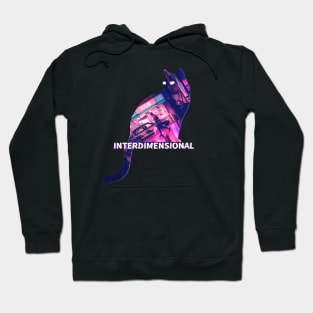 INTERDIMENSIONAL Cat #4 Dark Colors Hoodie